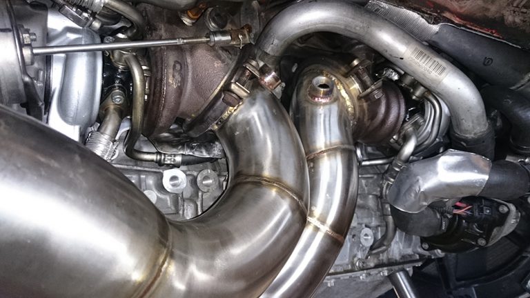 Puma racing stainless pipe work